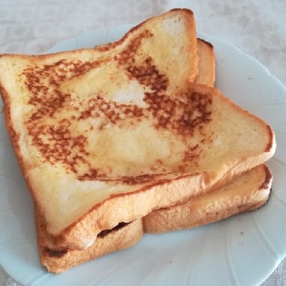 いつもよりちょっと手の込んだ朝食を食べたくて作りました。
ふわふわでとても美味しかったです！ごちそうさまでした。